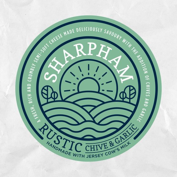 Sharpham Rustic with Chives & Garlic