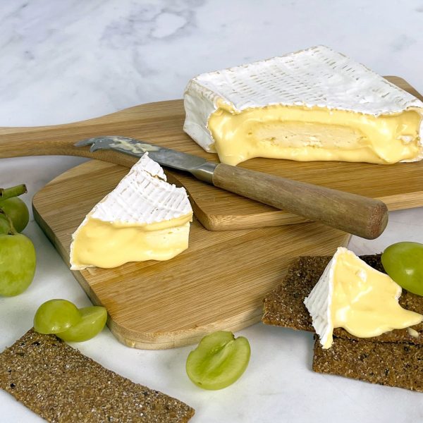 Sharpham Brie Mini Square, Cut