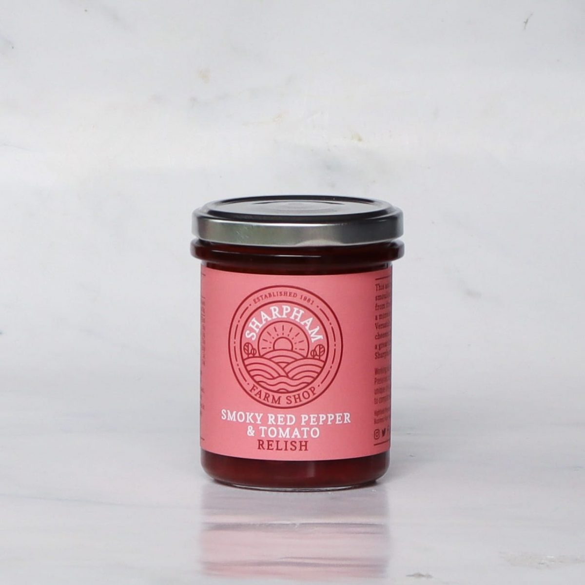 Sharpham Smoky Red Pepper & Tomato Relish