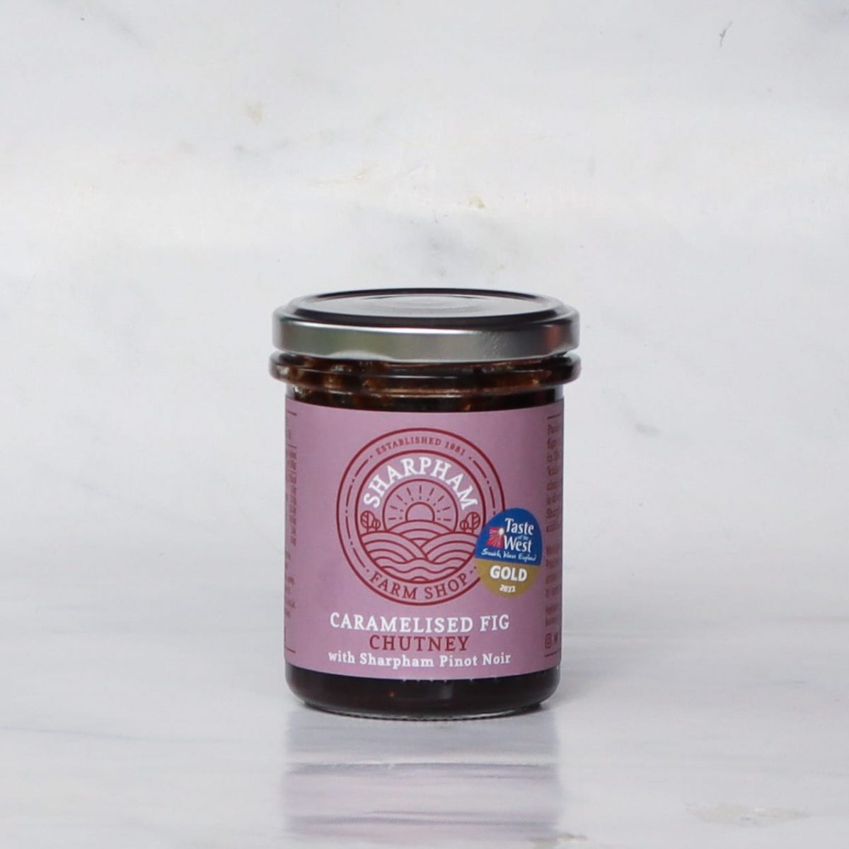 Sharpham Caramelised Fig Chutney with Sharpham Pinot Noir