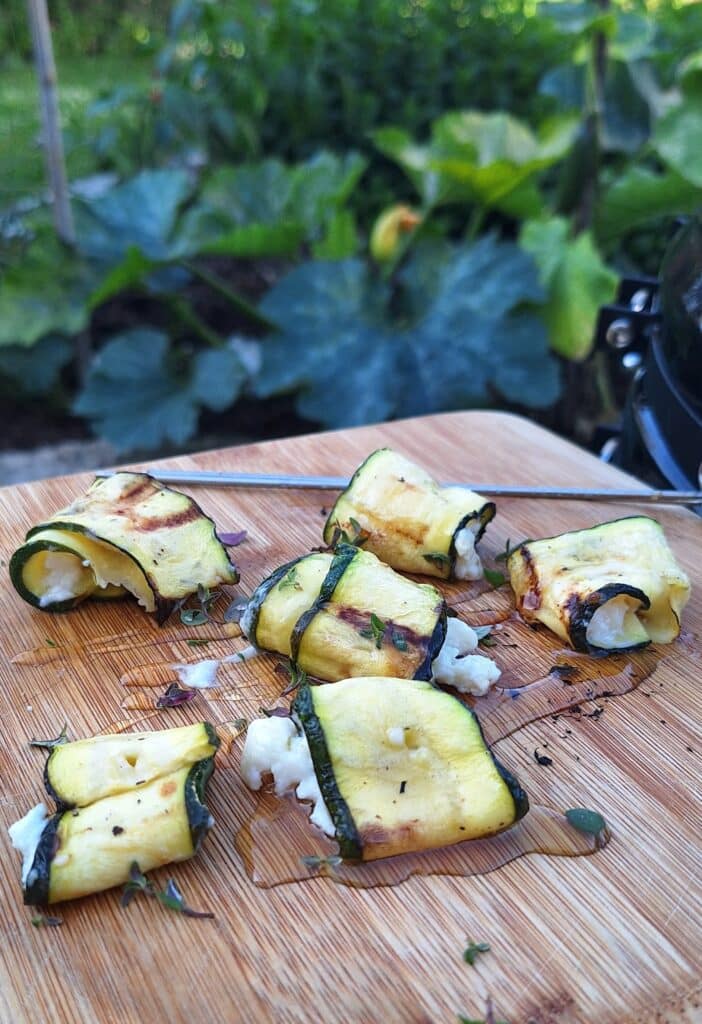 Ticklemore Courgette Skewers