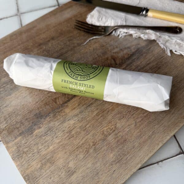 Sharpham French Styled Salami Packaged